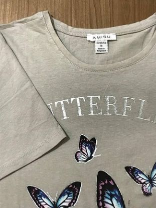 تصویر  تی شرت پروانه